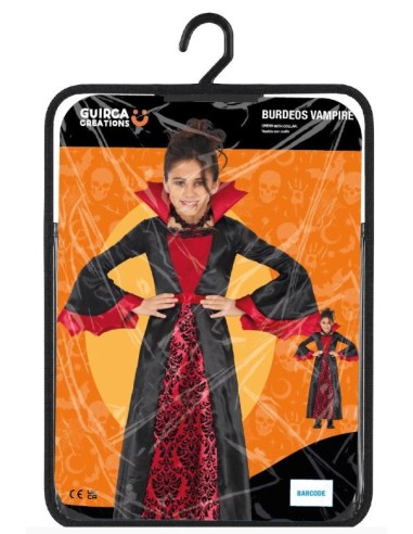DISFRAZ DE VAMPIRESA INFANTIL