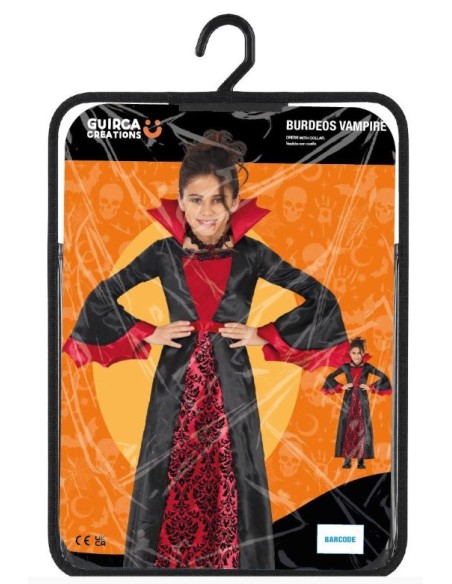 DISFRAZ DE VAMPIRESA INFANTIL