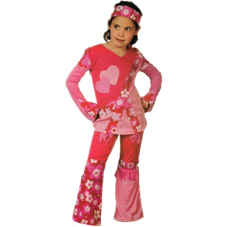 DISFRAZ DE HIPPIE NIÑA