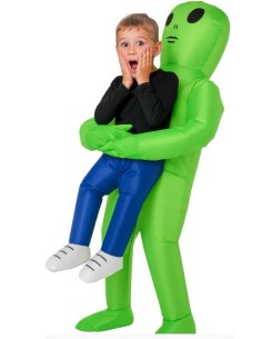 DISFRAZ DE ALIEN HINCHABLE RIDE ON INFANTIL