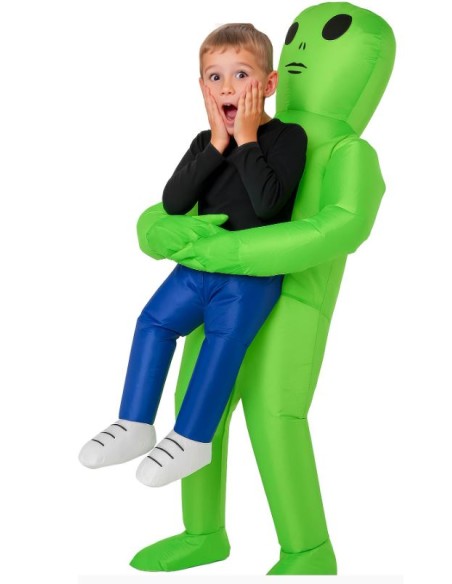 DISFRAZ DE ALIEN HINCHABLE RIDE ON INFANTIL