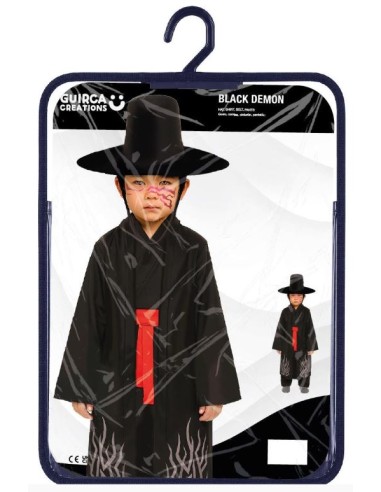 DISFRAZ BLACK DEMON K-POP SAJA BOYS INFANTIL