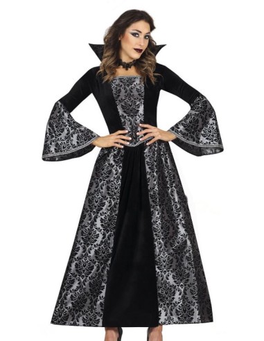 DISFRAZ VAMPIRESA PLATA