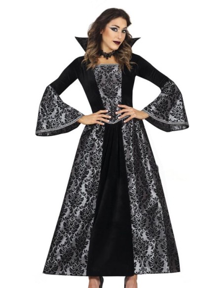 DISFRAZ VAMPIRESA PLATA