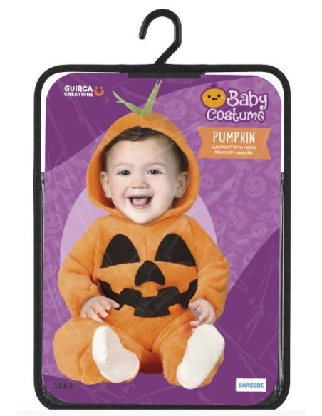 DISFRAZ DE CALABAZA BEBÉ