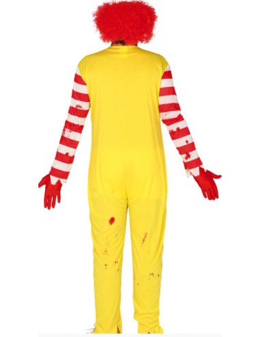 DISFRAZ PAYASO ASESINO BURGUER ADULTO