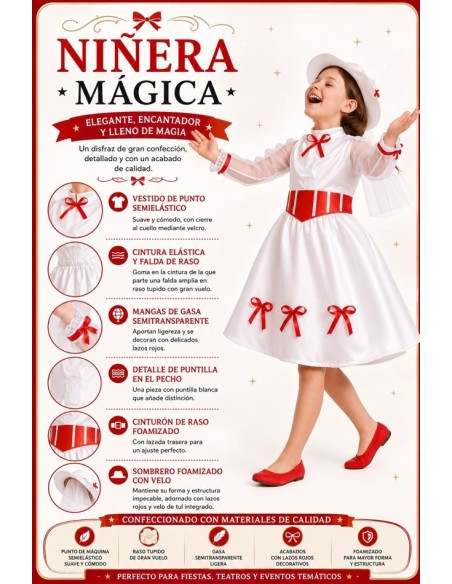 DISFRAZ DE MARY POPPINS INFANTIL