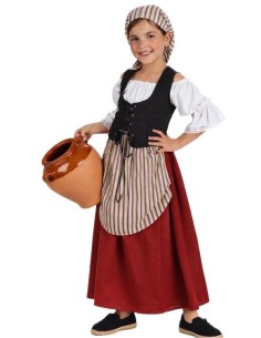 DISFRAZ DE MESONERA NIÑA