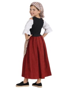 DISFRAZ DE MESONERA NIÑA 2