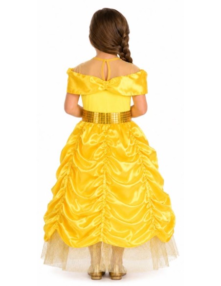 DISFRAZ DE PRINCESA BELLA INFANTIL