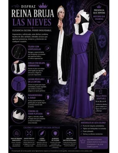 DISFRAZ DE REINA MALVADA ADULTO