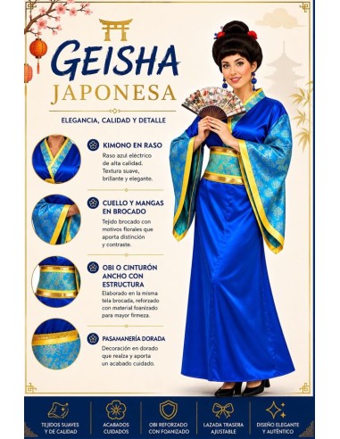 DISFRAZ DE GEISHA ADULTO