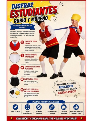 DISFRAZ DE ZIPI Y ZAPE ADULTO