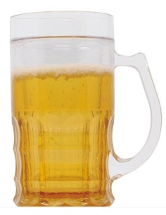 JARRA DE CERVEZA BROMA REALISTA 15 CM 2