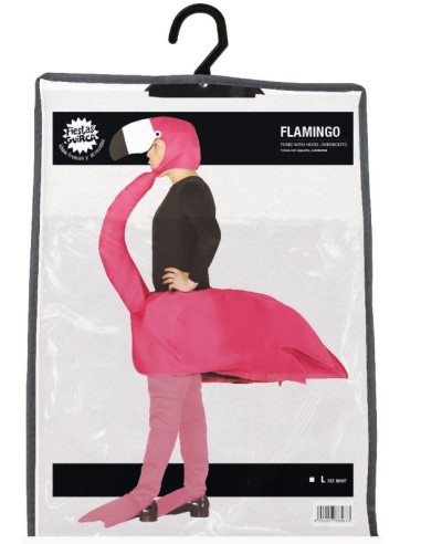 DISFRAZ DE AVE FLAMENCO ADULTO