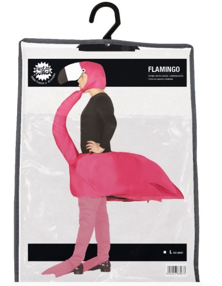 DISFRAZ DE AVE FLAMENCO ADULTO
