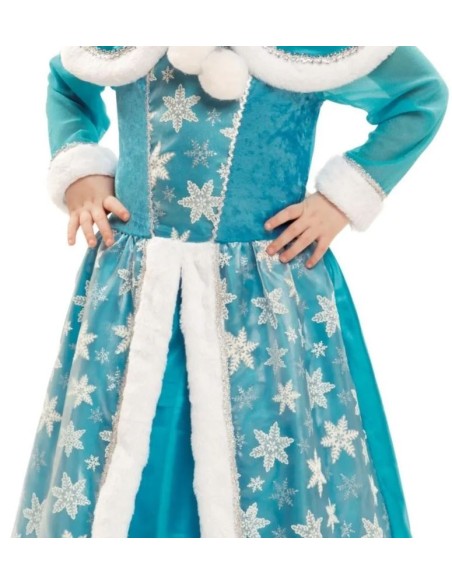 DISFRAZ DE PRINCESA DEL HIELO INFANTIL