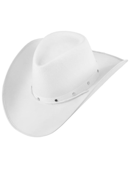 SOMBRERO COWBOY CON TACHUELAS