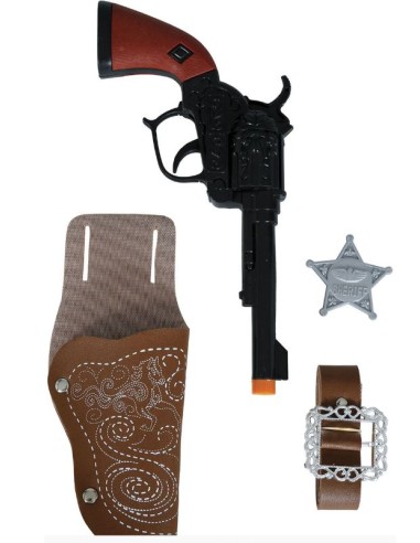 PISTOLA CON CARTUCHERA