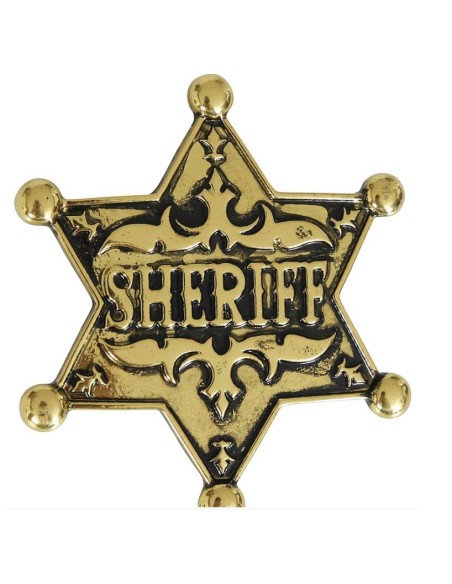 ESTRELLA DE SHERIFF METÁLICA
