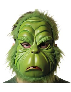 CARETA DUENDE VERDE GRINCH, PVC