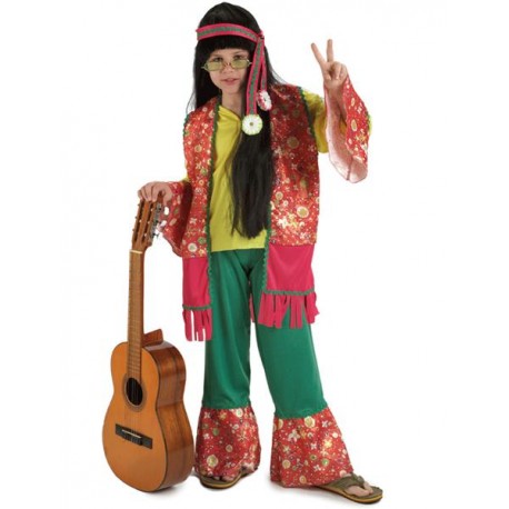 DISFRAZ DE HIPPIE INFANTIL