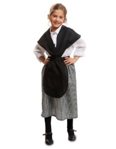 DISFRAZ DE CASTAÑERA NIÑA