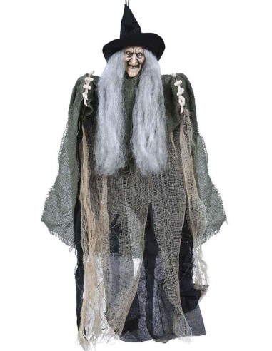 BRUJA COLGANTE DECORATIVA 50 CM