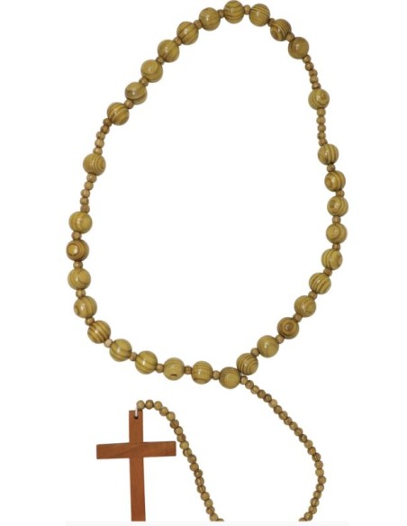 ROSARIO DE MADERA 90 CM