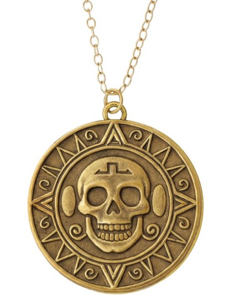 COLLAR CALAVERA PIRATA METAL