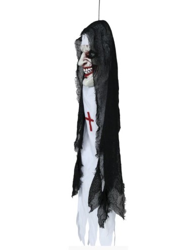 COLGANTE CABEZA MONJA LUZ 90 CM