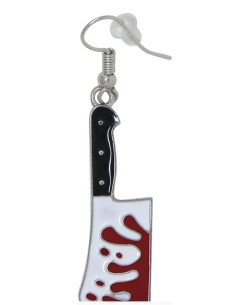 PENDIENTES CUCHILLO CARNICERO SANGRIENTOS 2