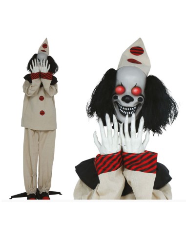 PAYASO SUSTO CON PIE, LUZ SONIDO Y MOVIMIENTO