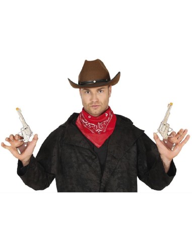 PISTOLAS VAQUERO 25 CM 2 UND