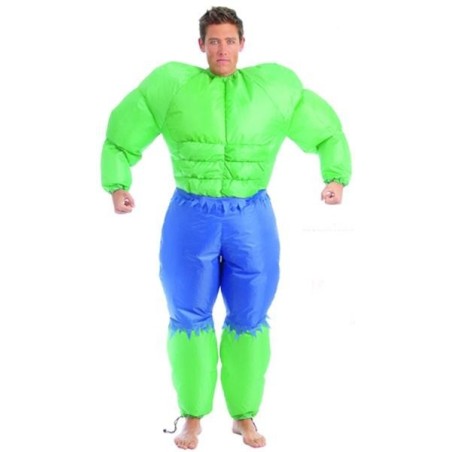 DISFRAZ DE HULK HINCHABLE ADULTO 