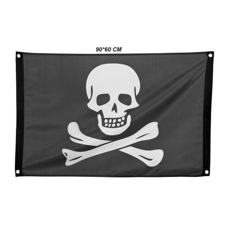 BANDERA PIRATA 60X90 CM 