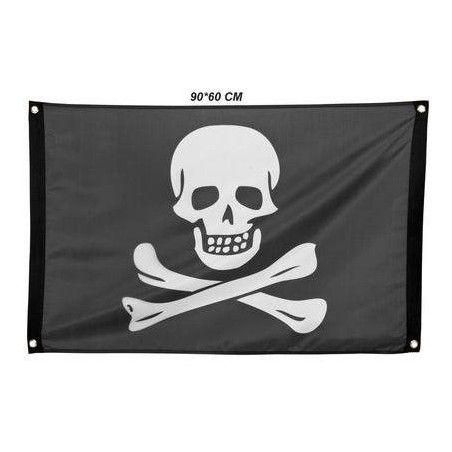 BANDERA PIRATA 60X90 CM                           