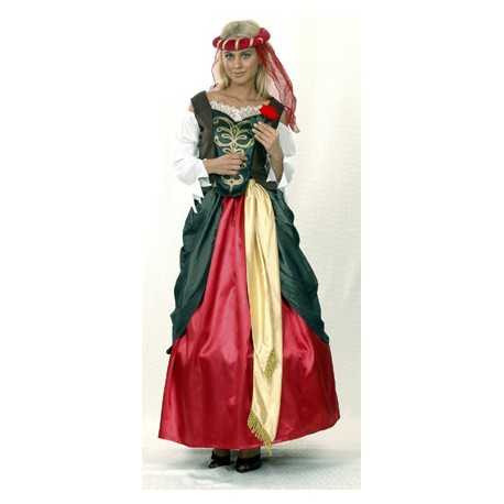 DISFRAZ DE PRINCESA MEDIEVAL MUJER