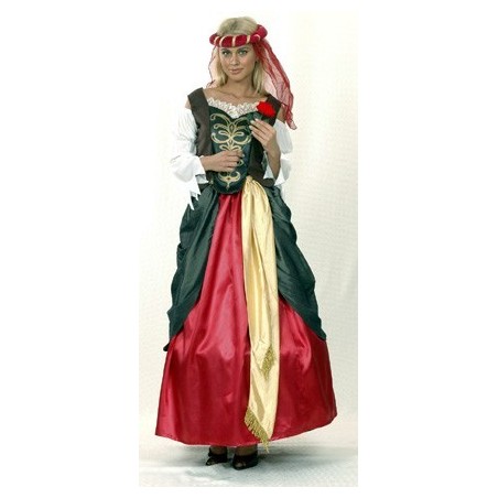 DISFRAZ DE PRINCESA MEDIEVAL MUJER