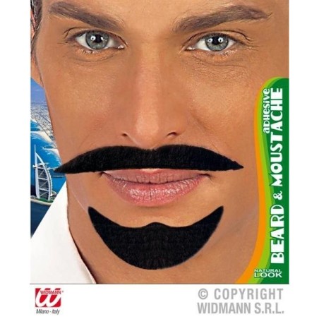 BARBA Y BIGOTE ÁRABE                              