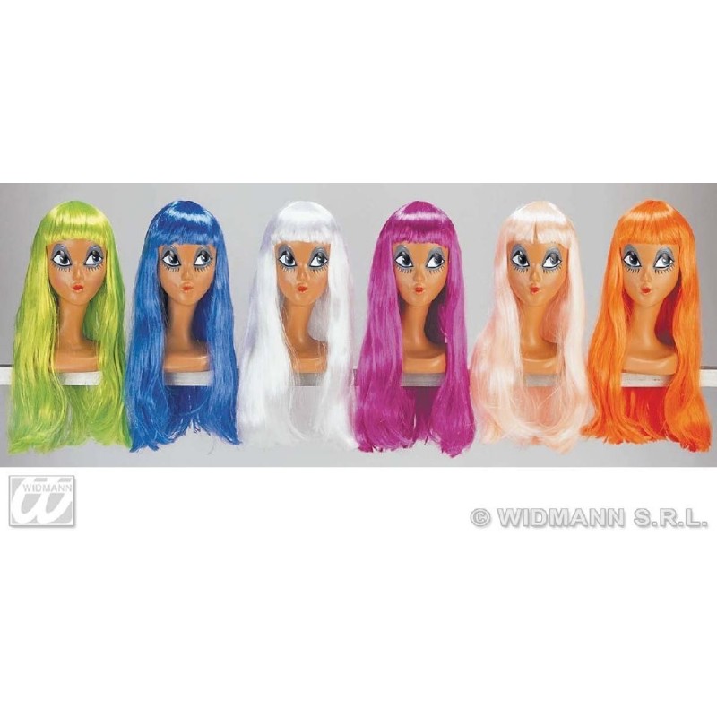 PELUCA LISA CON COLOR 