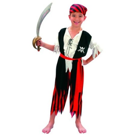 PIRATA ROJO Y NEGRO                              