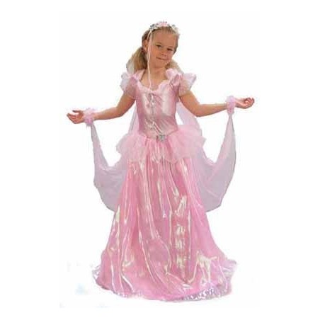 DISFRAZ DE PRINCESA ROSA NIÑA                