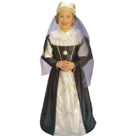 DISFRAZ DE PRINCESA MEDIEVAL INFANTIL