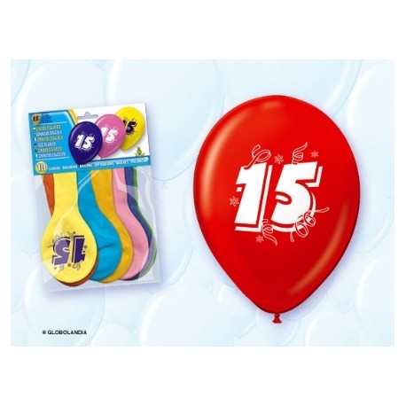 GLOBOS NÚMEROS CUMPLEAÑOS IMPRESOS 