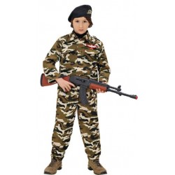 DISFRAZ DE SOLDADO MILITAR INFANTIL