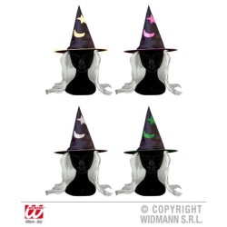 SOMBRERO BRUJA CON PELO                            2