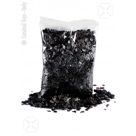 BOLSA CONFETI NEGRO 200 GRS 