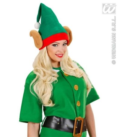 SOMBRERO ELFO AYUDANTE PAPÁ NOEL                  