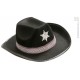 SOMBRERO SHERIFF NEGRO 